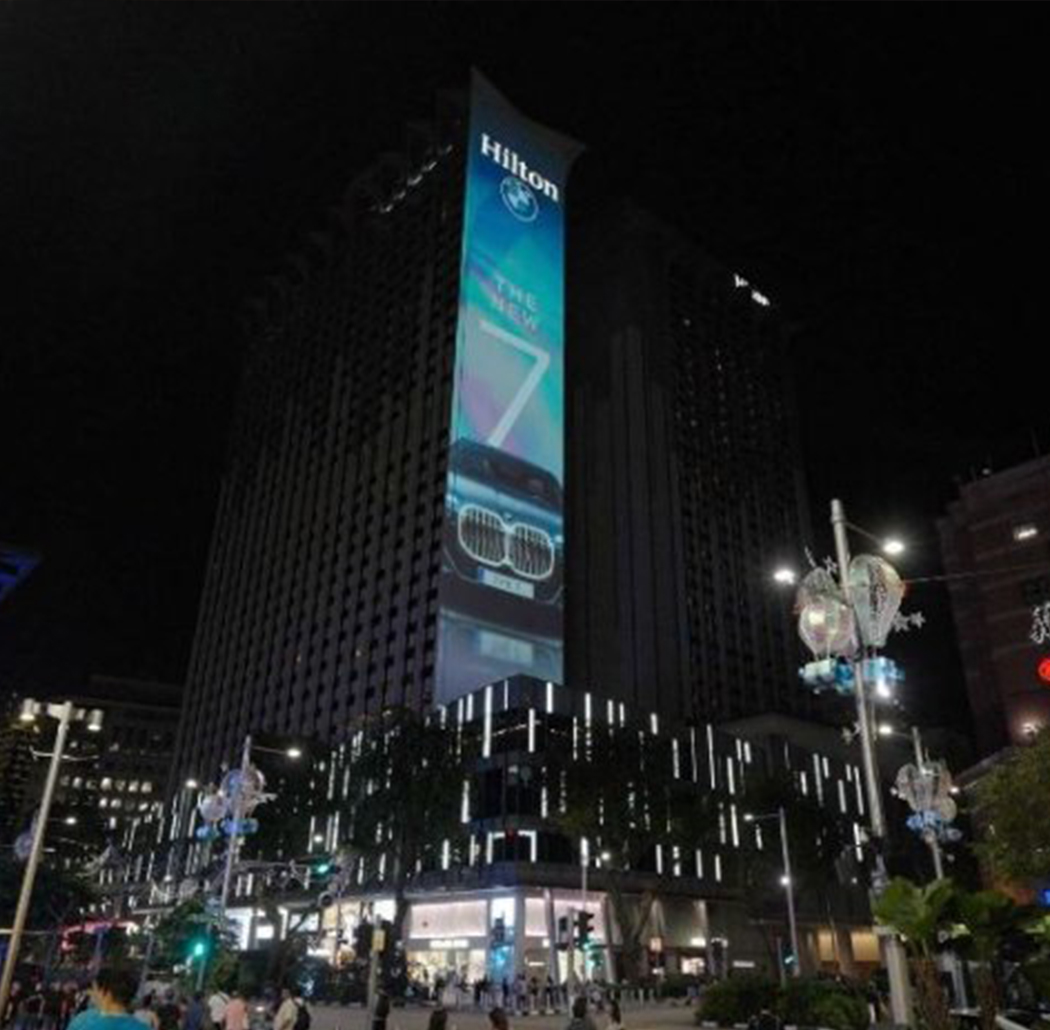 BMW takes over SG's highest billboard for 7 Series